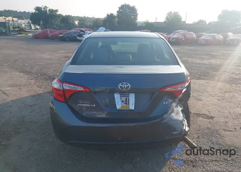 2015 Toyota Corolla Le from USA, damaged, VIN 2T1BURHE0FC447234
